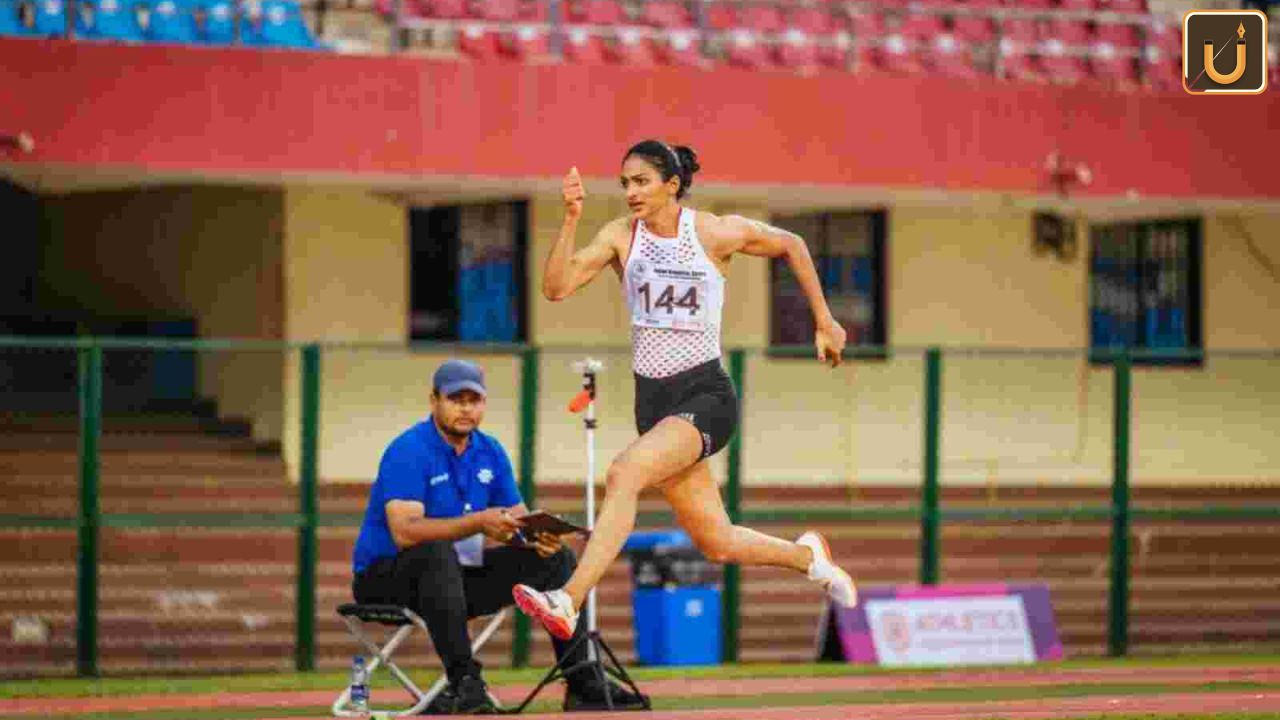 Usthadian Academy / Nayana James Shines at Indian Open Jumps Competition | 23 mar 2024 Usthadian Academy / Nayana James Shines at Indian Open Jumps Competition